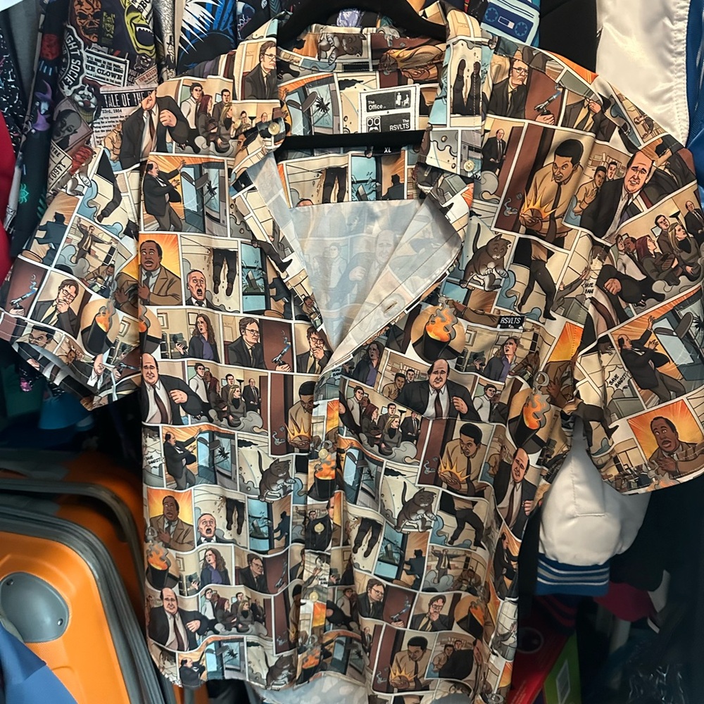 RSVLTS The Office Fire Drill XL Shirt